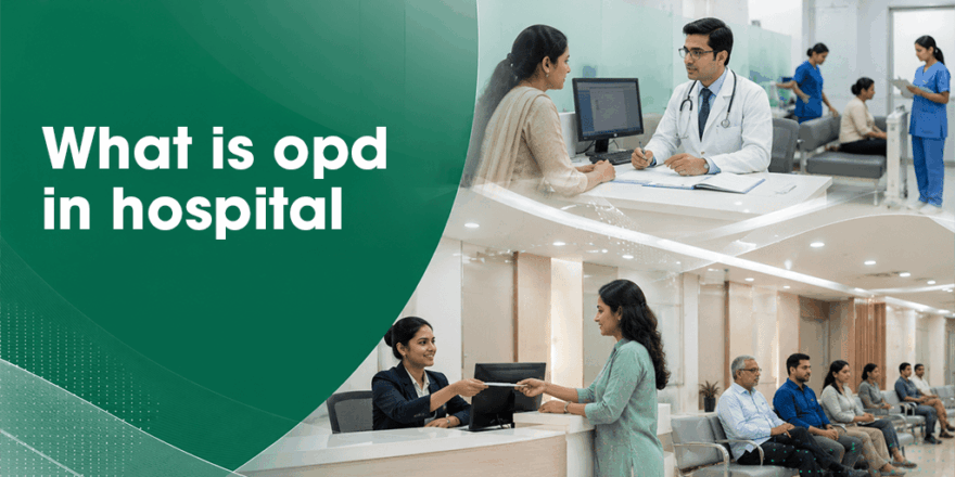 Doctor consulting a patient in the OPD department of a multispecialty hospital
