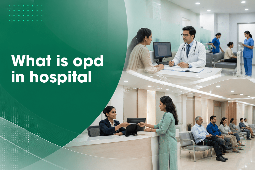 Doctor consulting a patient in the OPD department of a multispecialty hospital